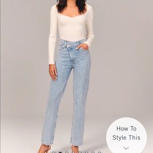 Abercrombie 90’s High Rise Jean